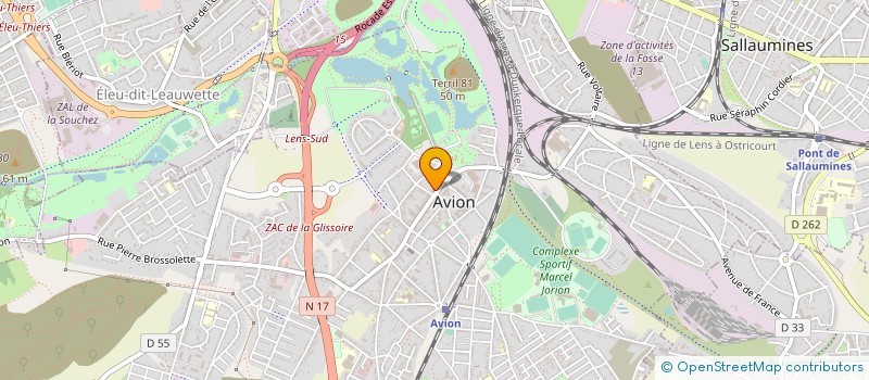 localisation de l'entreprise MADAME SANDY COLLETTE  AVION