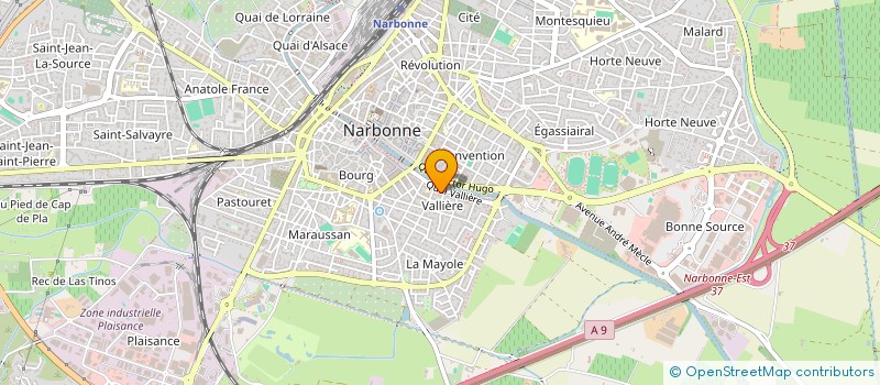 localisation de l'entreprise MADAME SANDY CORSALETTI  NARBONNE