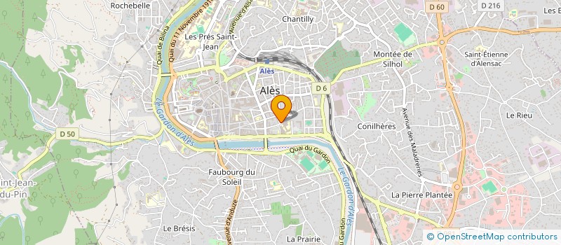 localisation de l'entreprise MADAME SANDY D'AMATO  ALES