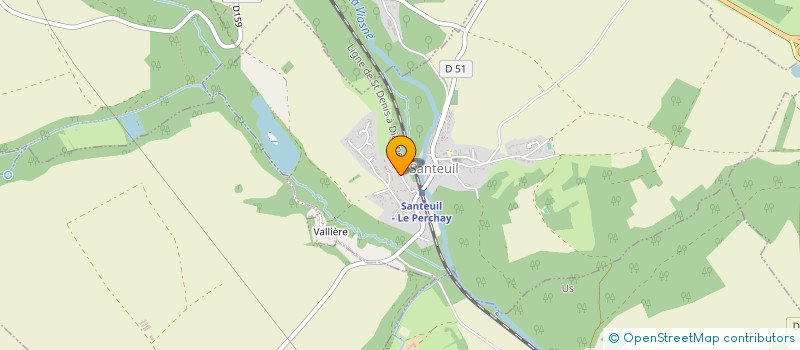 localisation de l'entreprise MADAME SANDY DA SILVA  SANTEUIL