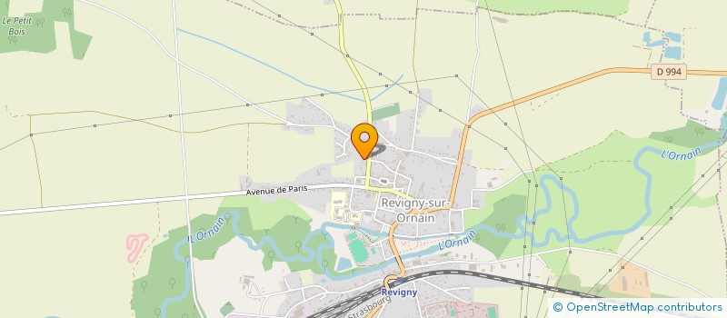 localisation de l'entreprise MADAME SANDY DA SILVA RODRIGUEZ à REVIGNY-SUR-ORNAIN