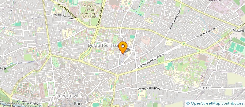 localisation de l'entreprise MADAME SANDY DANJOU à PAU