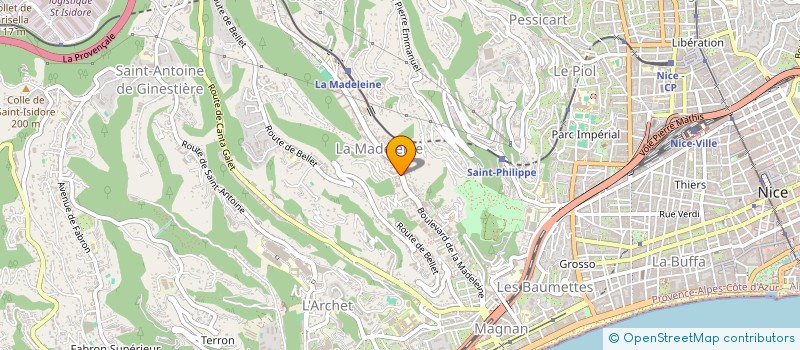 localisation de l'entreprise MADAME SANDY DE CASAL DE BUISSON à NICE
