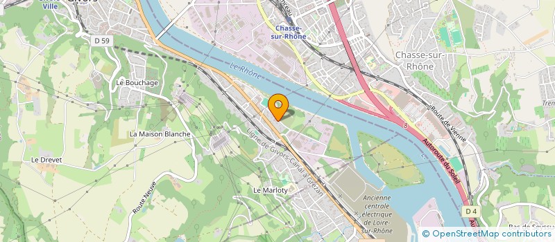 localisation de l'entreprise MADAME SANDY DEDINGER  GIVORS