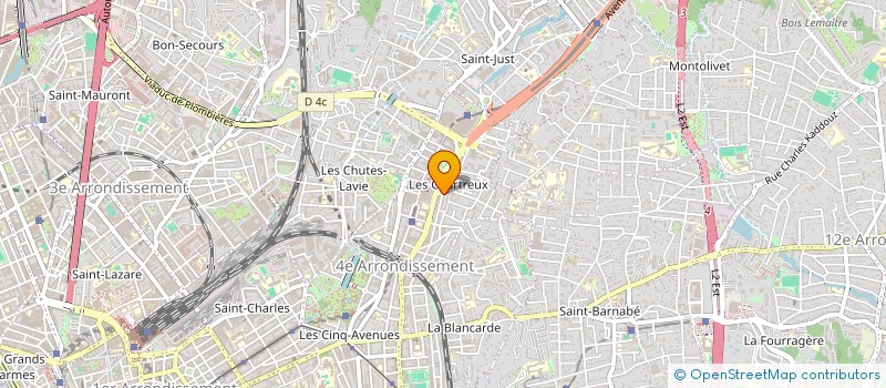 localisation de l'entreprise MADAME SANDY DESCIEUX  MARSEILLE