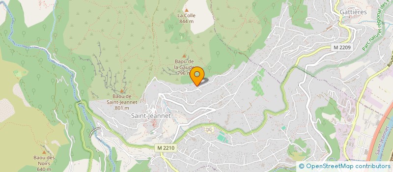 localisation de l'entreprise MADAME SANDY DISPENSA  SAINT-JEANNET