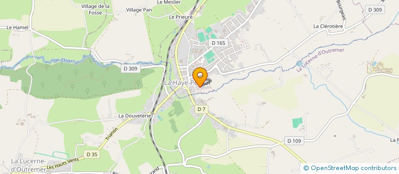 localisation de l'entreprise MADAME SANDY DODEMAND  LA HAYE-PESNEL