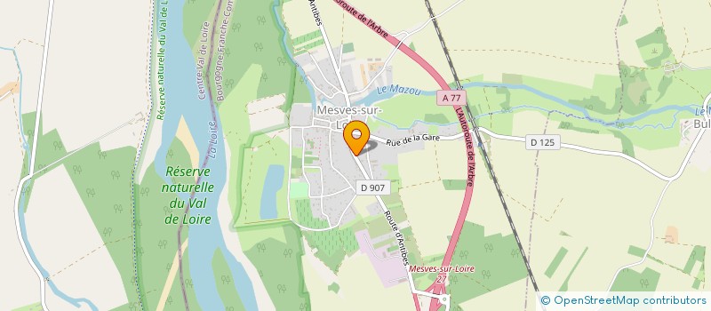 localisation de l'entreprise MADAME SANDY DROUILLAT à MESVES-SUR-LOIRE