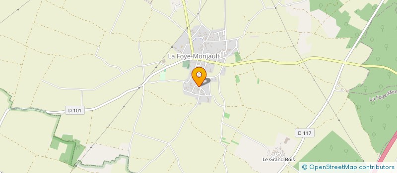 localisation de l'entreprise MADAME SANDY DRUT  LA FOYE-MONJAULT