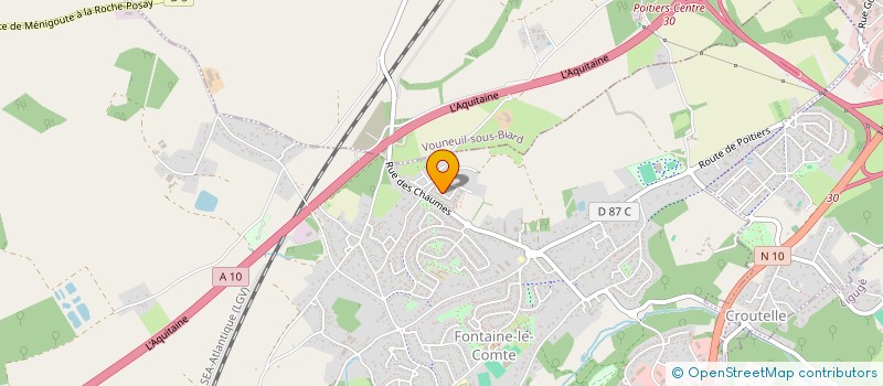 localisation de l'entreprise MADAME SANDY DUFAU  FONTAINE-LE-COMTE