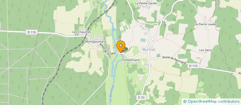 localisation de l'entreprise MADAME SANDY DUPOUY à BUNZAC