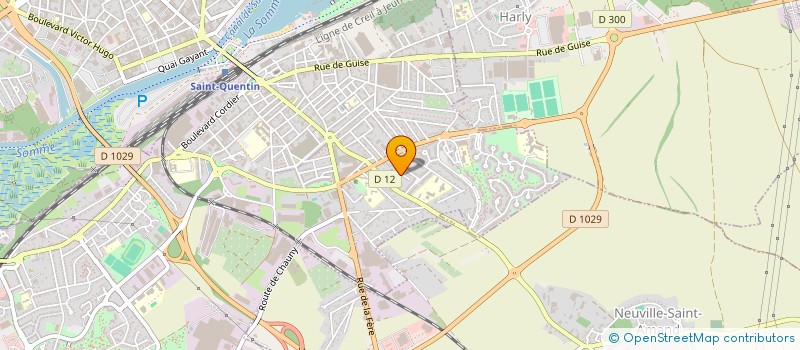 localisation de l'entreprise MADAME SANDY DURAND à SAINT-QUENTIN