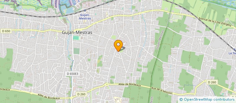 localisation de l'entreprise MADAME SANDY EYQUEM  GUJAN-MESTRAS