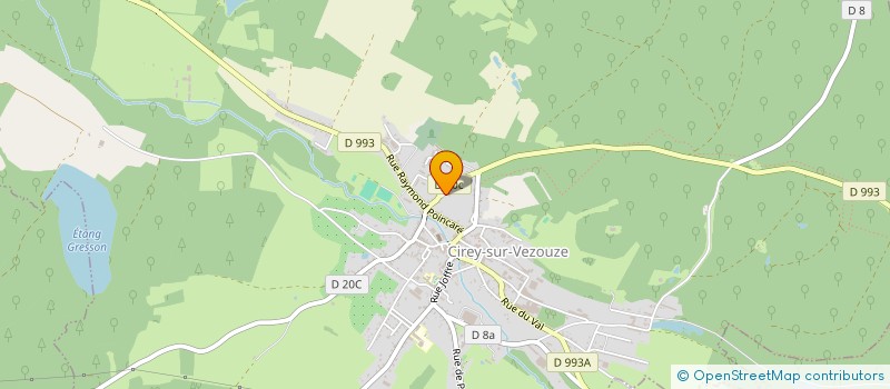 localisation de l'entreprise MADAME SANDY FROELIGER  CIREY-SUR-VEZOUZE