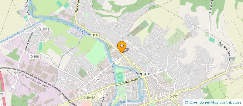 localisation de l'entreprise MADAME SANDY FRUGIER  SEDAN