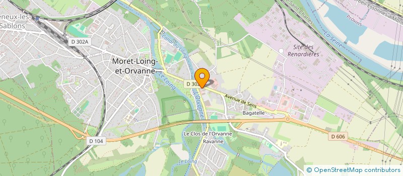 localisation de l'entreprise MADAME SANDY GAL  MORET-LOING-ET-ORVANNE