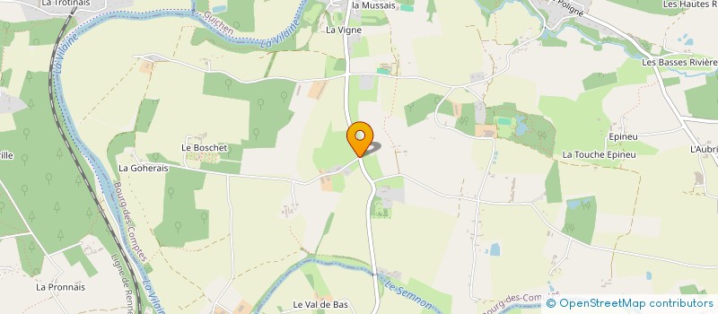 localisation de l'entreprise MADAME SANDY GARIN  BOURG-DES-COMPTES