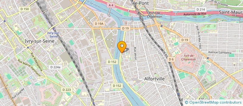 localisation de l'entreprise MADAME SANDY GONNEAU  ALFORTVILLE