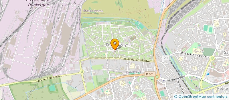 localisation de l'entreprise MADAME SANDY GOSSELIN à DUNKERQUE