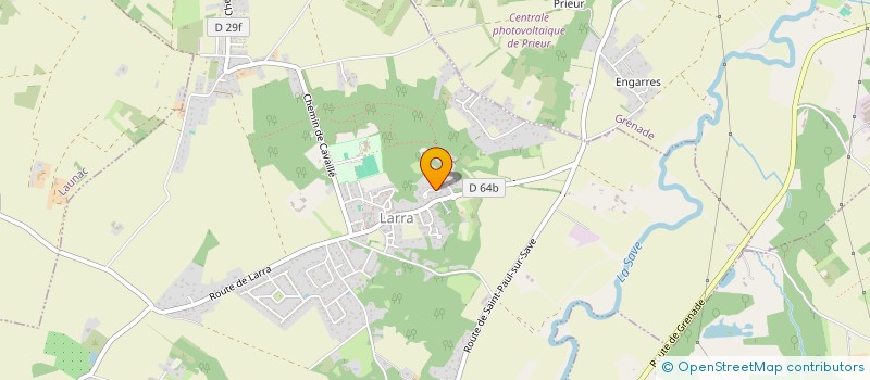 localisation de l'entreprise MADAME SANDY GREMONT  LARRA