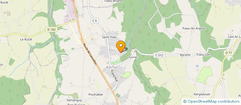 localisation de l'entreprise MADAME SANDY GUEZENNEC  PAIMPOL