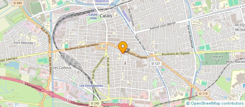 localisation de l'entreprise MADAME SANDY GUIGUET  CALAIS