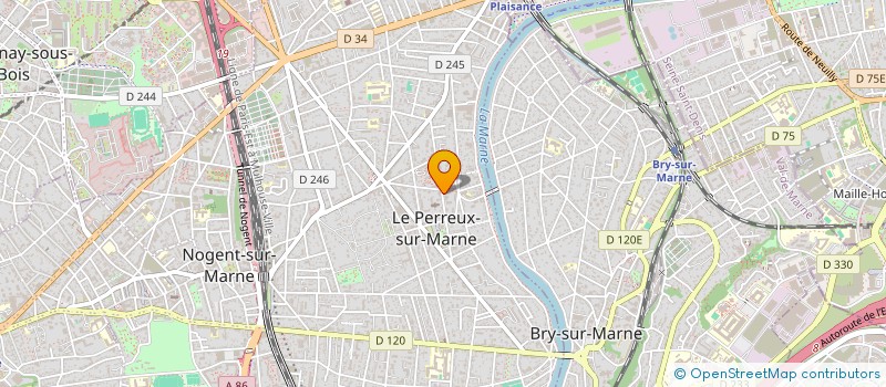 localisation de l'entreprise MADAME SANDY HADDAD  LE PERREUX-SUR-MARNE