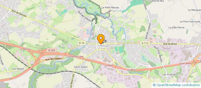 localisation de l'entreprise MADAME SANDY HAMONIC  YFFINIAC