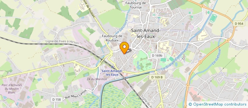 localisation de l'entreprise MADAME SANDY HAQUART à SAINT-AMAND-LES-EAUX