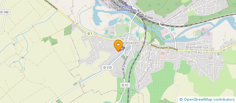 localisation de l'entreprise MADAME SANDY HEINRICH  DAMELEVIERES