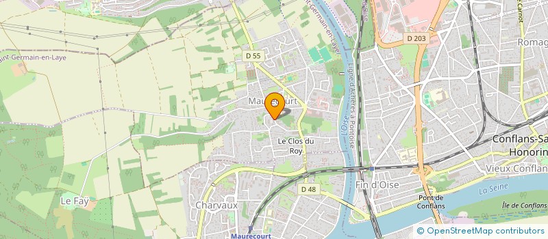 localisation de l'entreprise MADAME SANDY HENRY  MAURECOURT