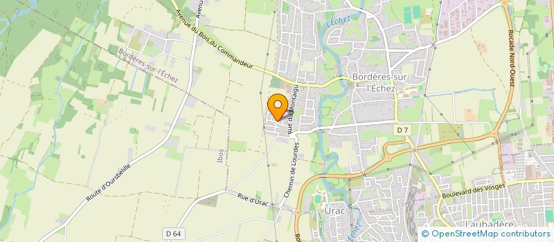 localisation de l'entreprise MADAME SANDY HERNANDEZ  BORDERES-SUR-L'ECHEZ