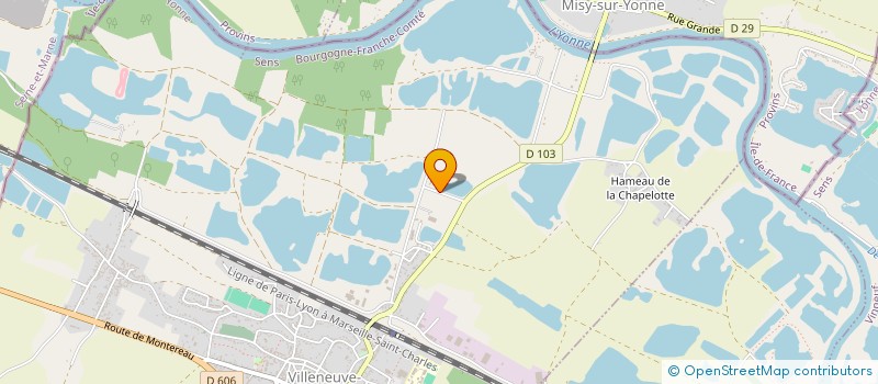 localisation de l'entreprise MADAME SANDY HOLLARD à VILLENEUVE-LA-GUYARD