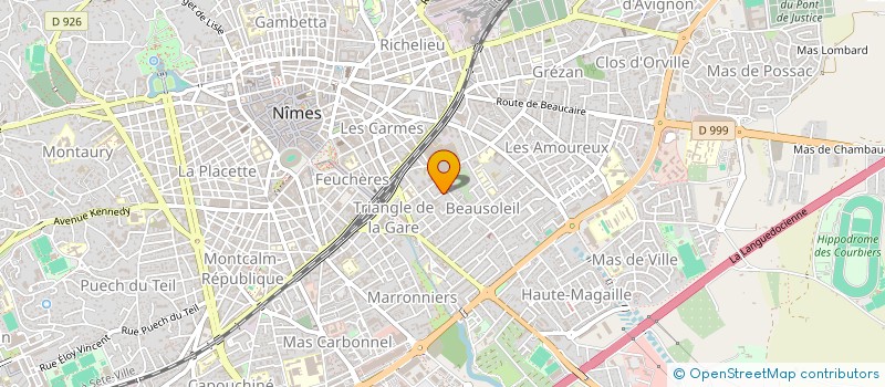 localisation de l'entreprise MADAME SANDY KORZEKWA  NIMES