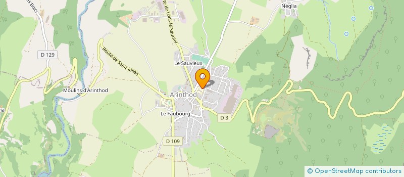 localisation de l'entreprise MADAME SANDY KWARTA  ARINTHOD