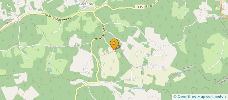 localisation de l'entreprise MADAME SANDY LAURENCE  LACROPTE