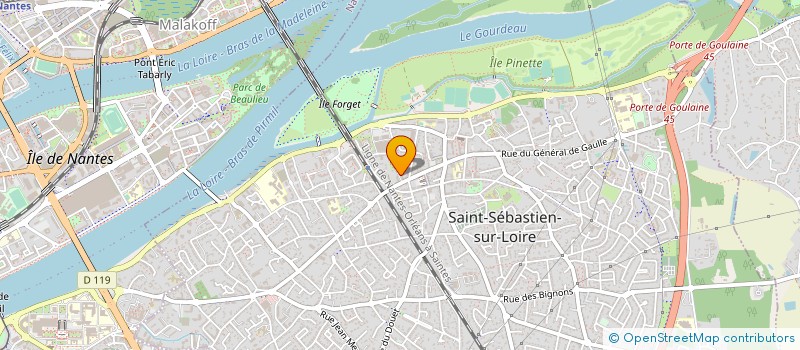 localisation de l'entreprise MADAME SANDY LE MORVAN  SAINT-SEBASTIEN-SUR-LOIRE