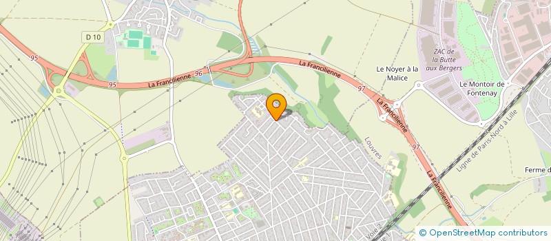 localisation de l'entreprise MADAME SANDY LEDREIN  GOUSSAINVILLE