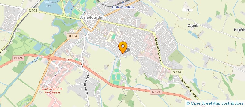 localisation de l'entreprise MADAME SANDY LEFEBVRE à L'ISLE-JOURDAIN