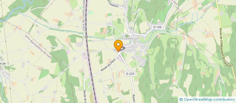 localisation de l'entreprise MADAME SANDY LEITE  CLAVEYSON