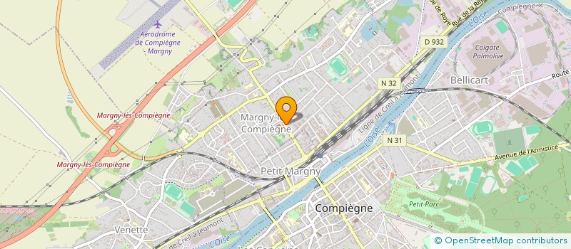 localisation de l'entreprise MADAME SANDY LUSSIEZ  MARGNY-LES-COMPIEGNE