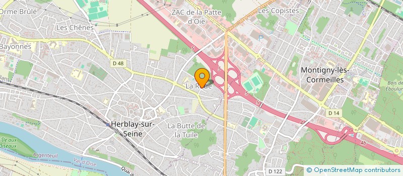 localisation de l'entreprise MADAME SANDY MALLET  HERBLAY-SUR-SEINE