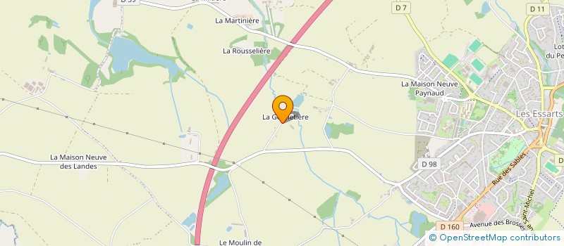 localisation de l'entreprise MADAME SANDY MARCHAND à ESSARTS-EN-BOCAGE