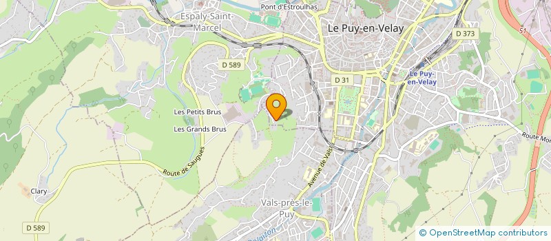 localisation de l'entreprise MADAME SANDY MARION  LE PUY-EN-VELAY