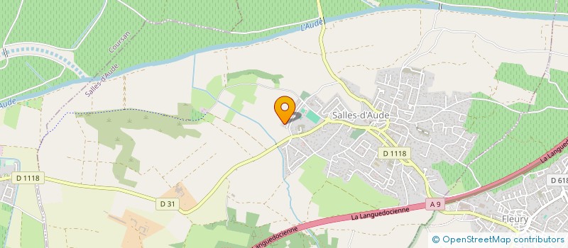 localisation de l'entreprise MADAME SANDY MARIUZZO  SALLES-D'AUDE