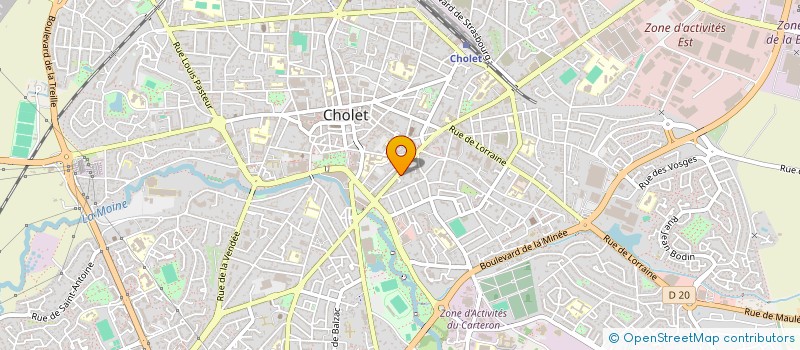 localisation de l'entreprise MADAME SANDY MARIVIN à CHOLET