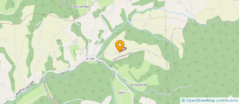 localisation de l'entreprise MADAME SANDY MARTIN  MONTSEVEROUX