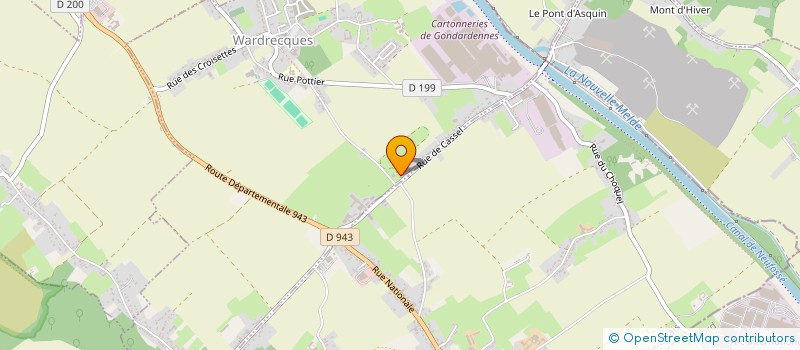 localisation de l'entreprise MADAME SANDY MASSEMIN  WARDRECQUES