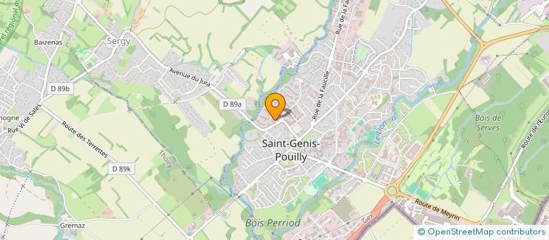 localisation de l'entreprise MADAME SANDY MATHIS à SAINT-GENIS-POUILLY