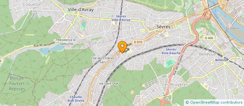 localisation de l'entreprise MADAME SANDY MATTE à SEVRES